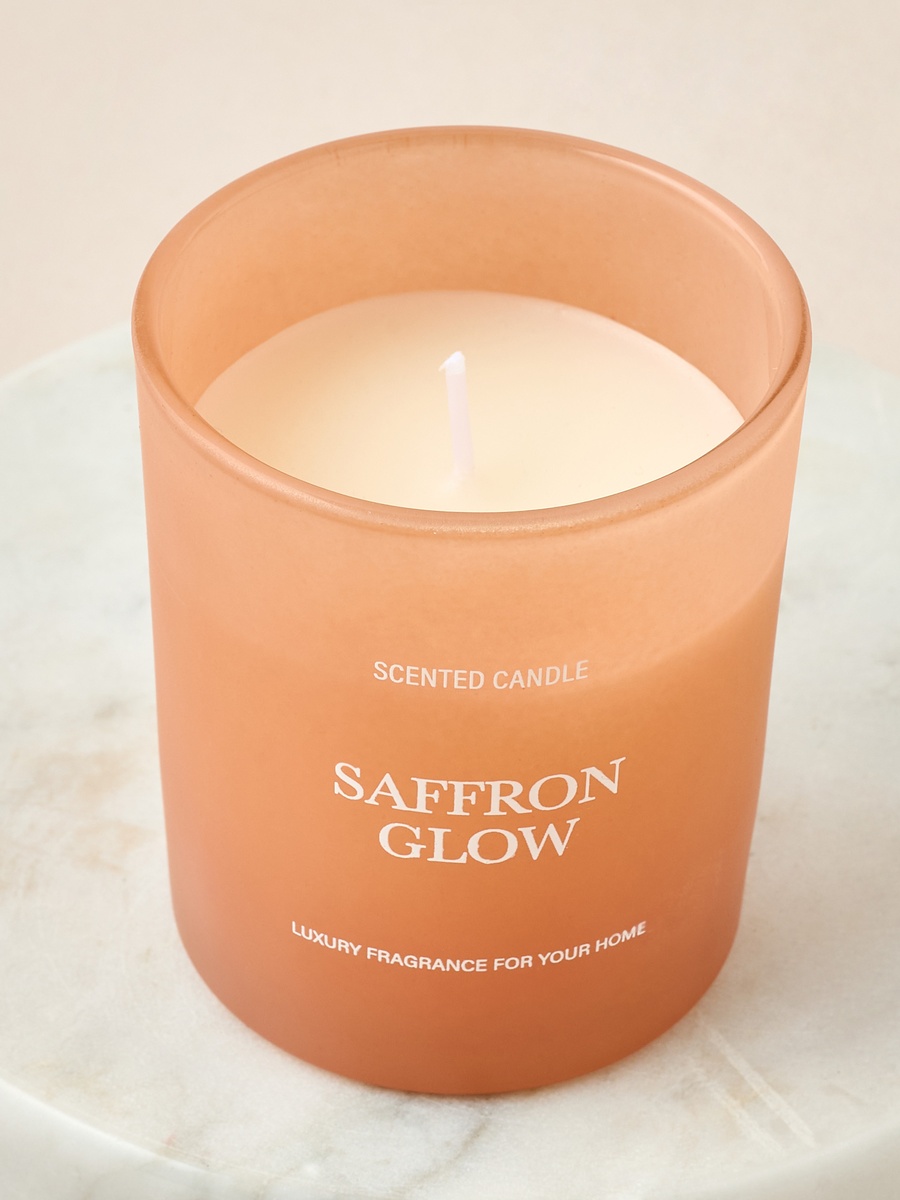 Saffron Glow Scented Reed Diffuser and Jar Candle Set