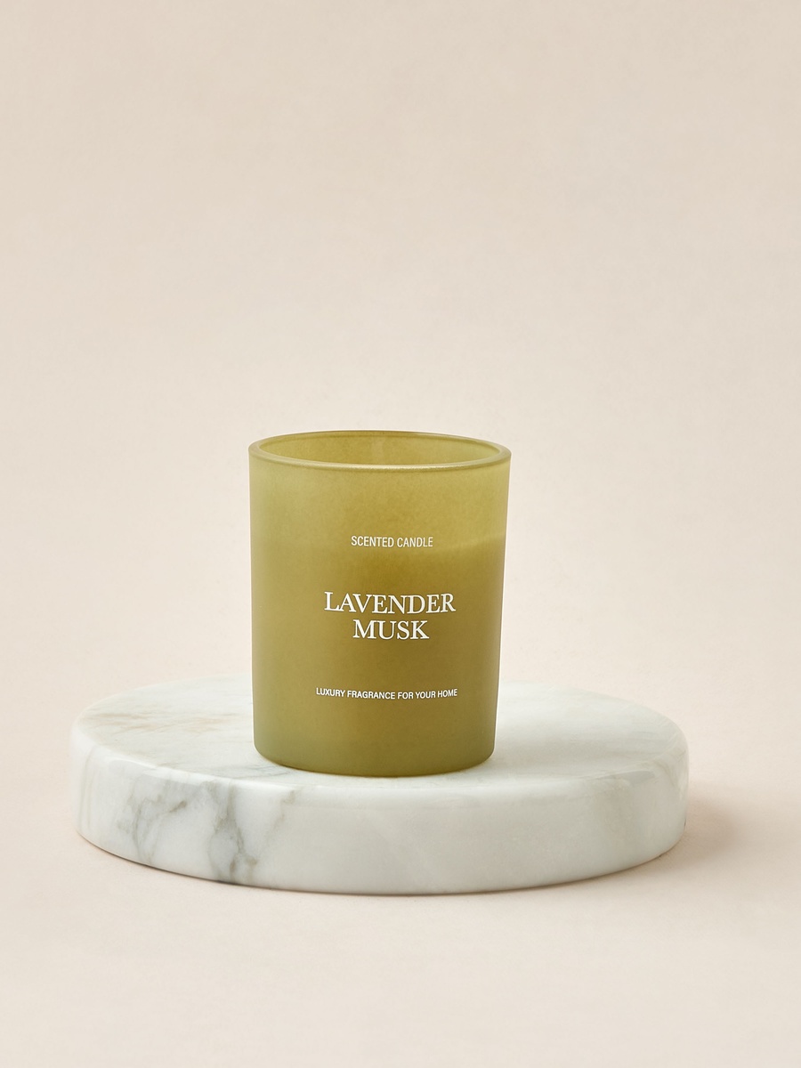 Lavender Musk Scented Reed Diffuser and Jar Candle Set