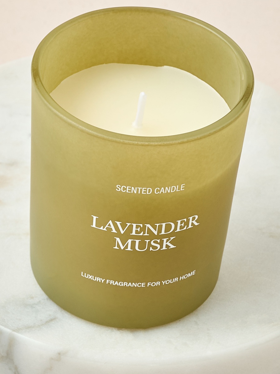 Lavender Musk Scented Reed Diffuser and Jar Candle Set