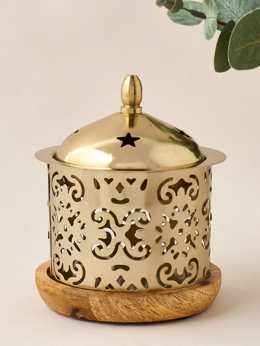 Cutwork Metal Incense Burner