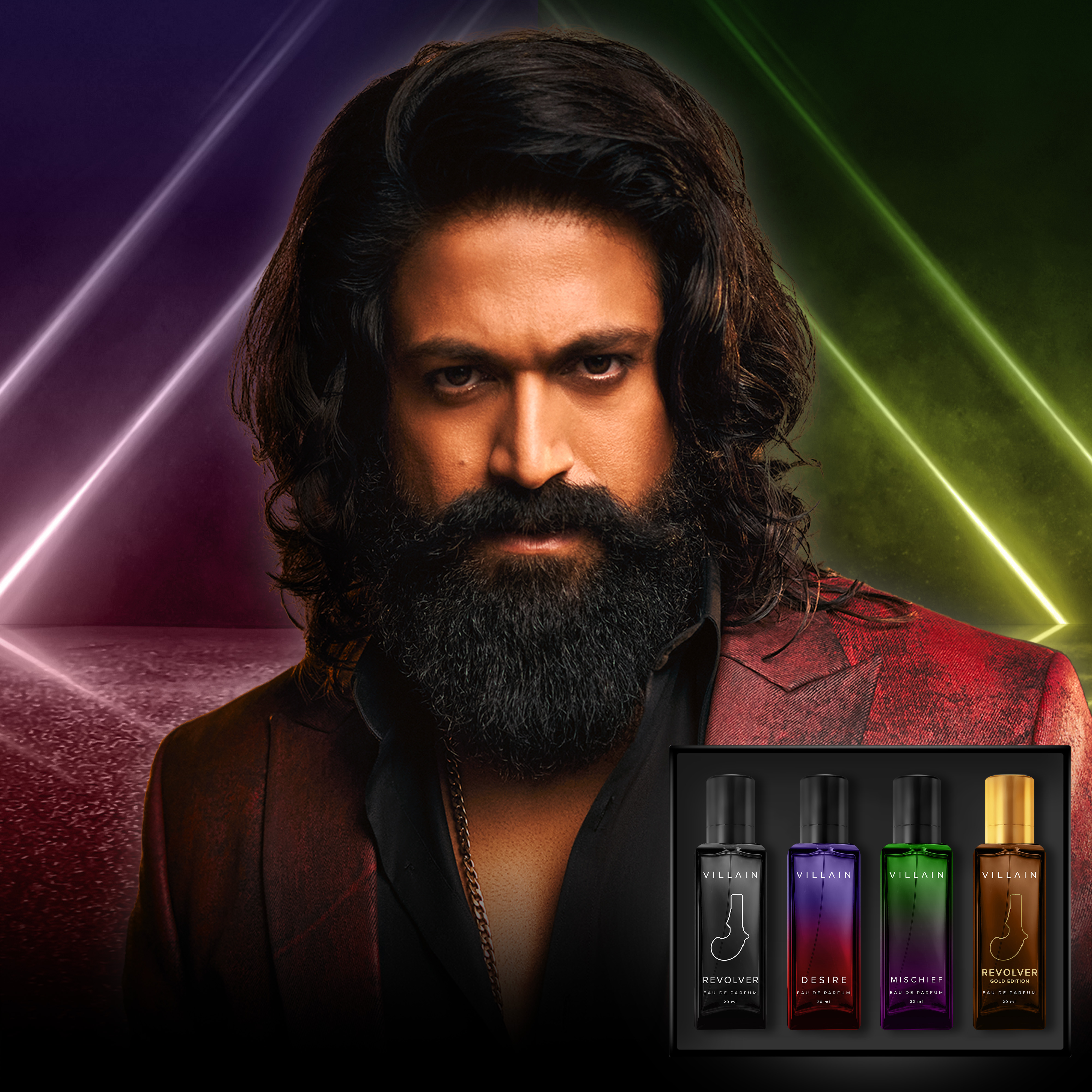 طقم هدايا عطر رور أو دي بارفان 4×20 مل