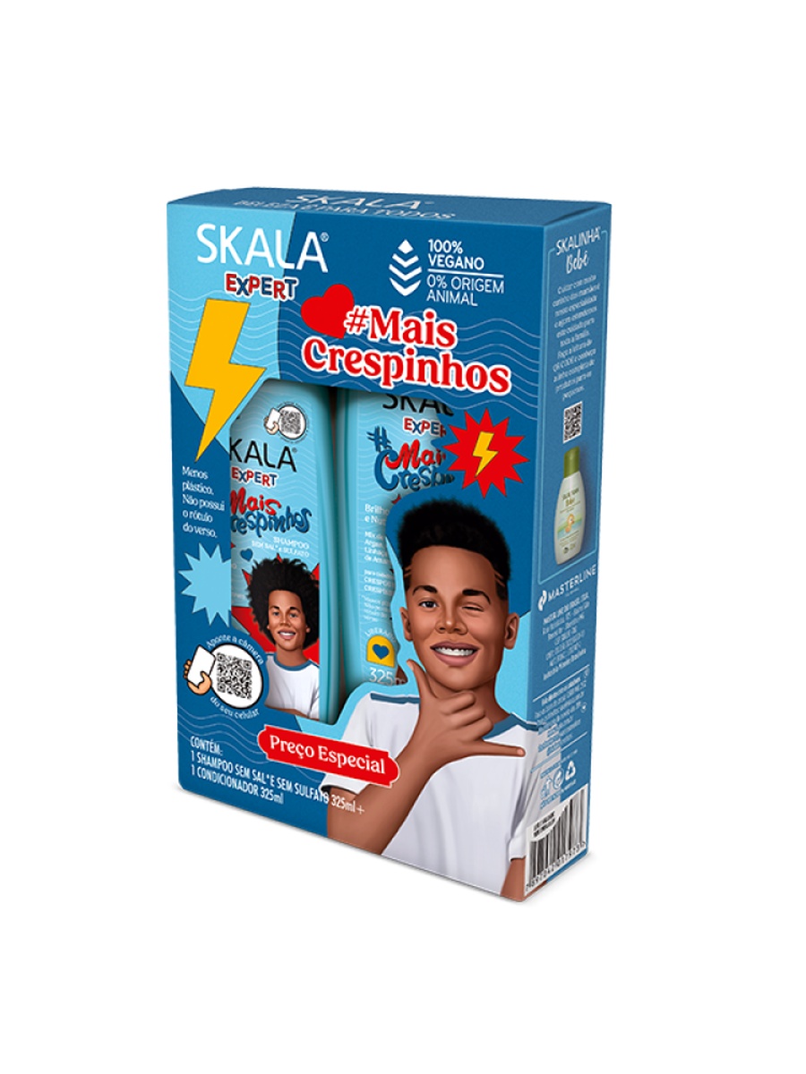Mais Crespinhos Shampoo 325ml and Conditioner 325ml Set