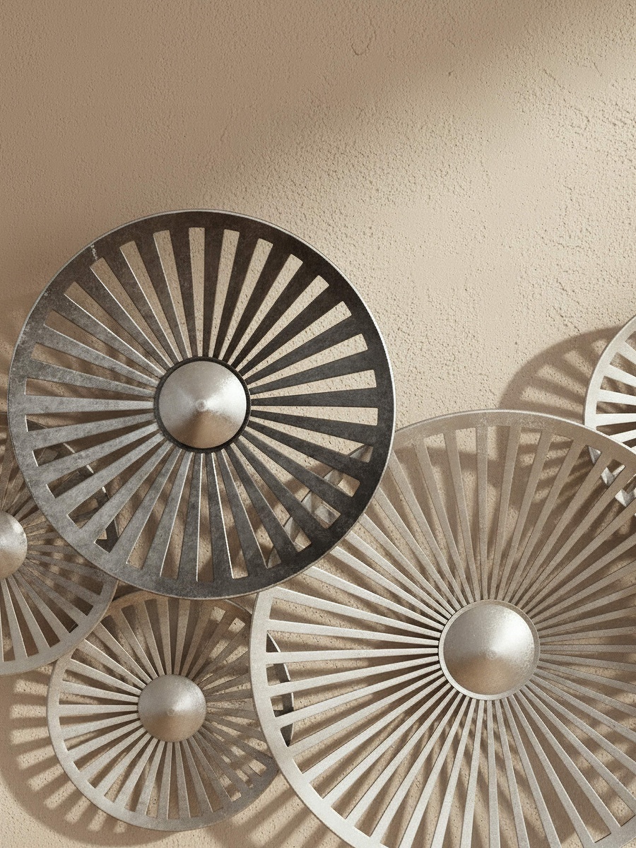 Monochrome Percy Evara Metal Wall Decor - 91x50x7 cm