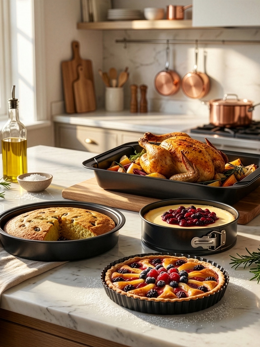 BakeOlogy Roasting Pan with Rack - 37.5x25.5 cm
