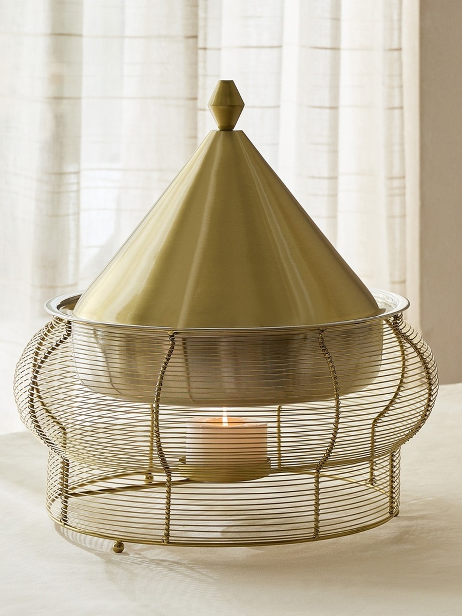 Noor Yasmin Stainless Steel Food Warmer - 5 L