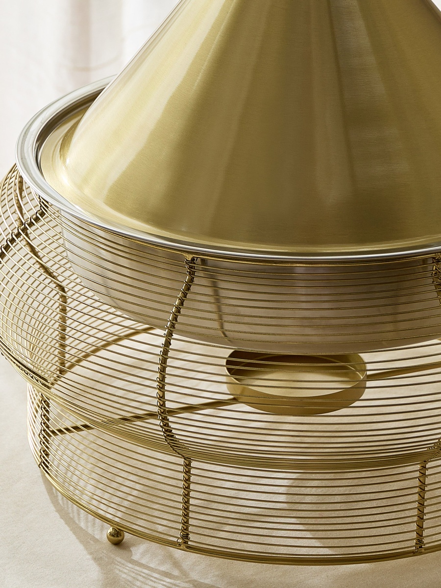 Noor Yasmin Stainless Steel Food Warmer - 5 L