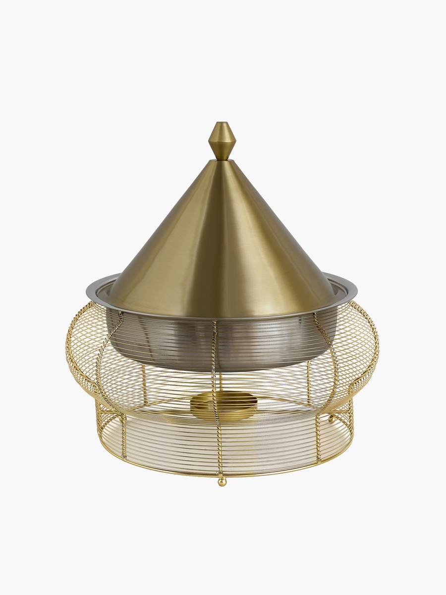 Noor Yasmin Stainless Steel Food Warmer - 5 L
