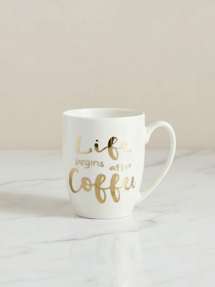 Joanna Life Begins After Coffee Mug - 350 ml