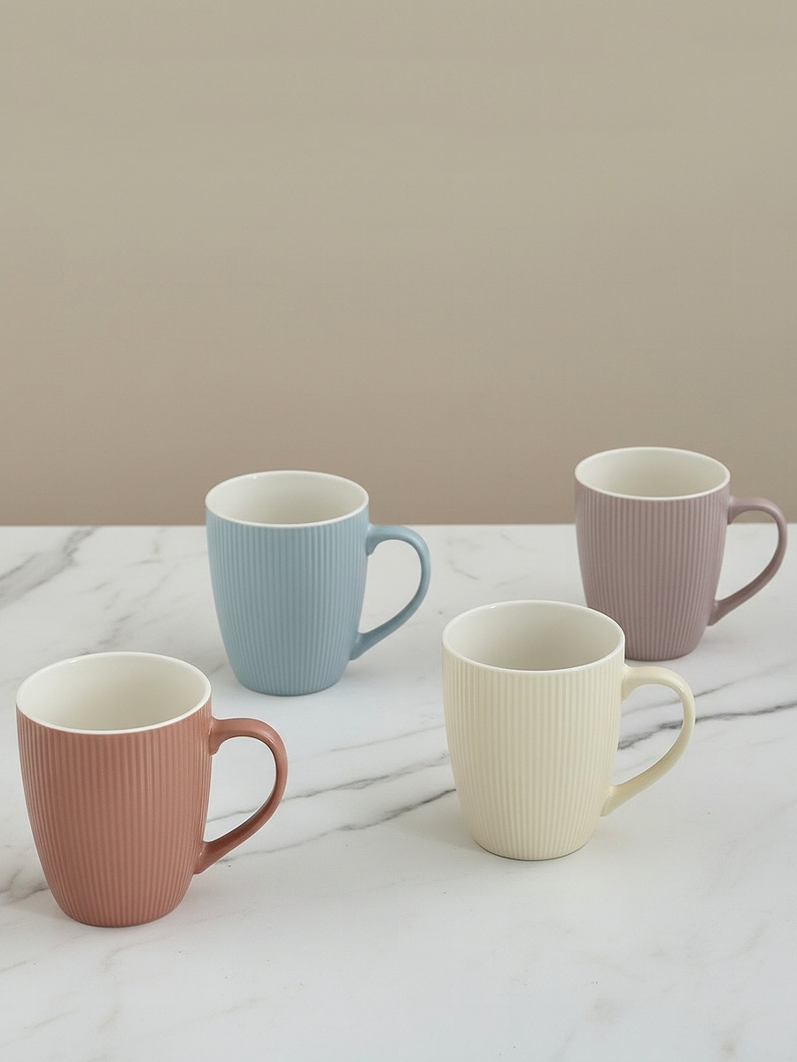 Joanna 4-Piece Coffee Mug Set - 350 ml