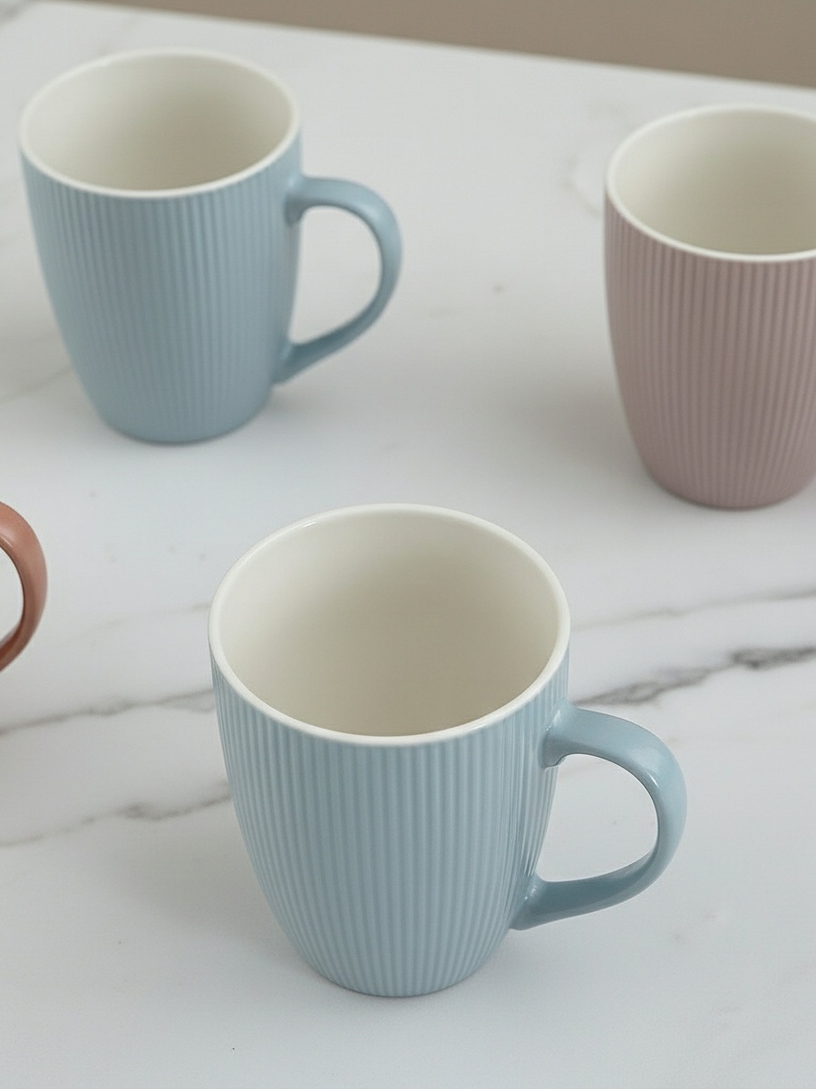 Joanna 4-Piece Coffee Mug Set - 350 ml