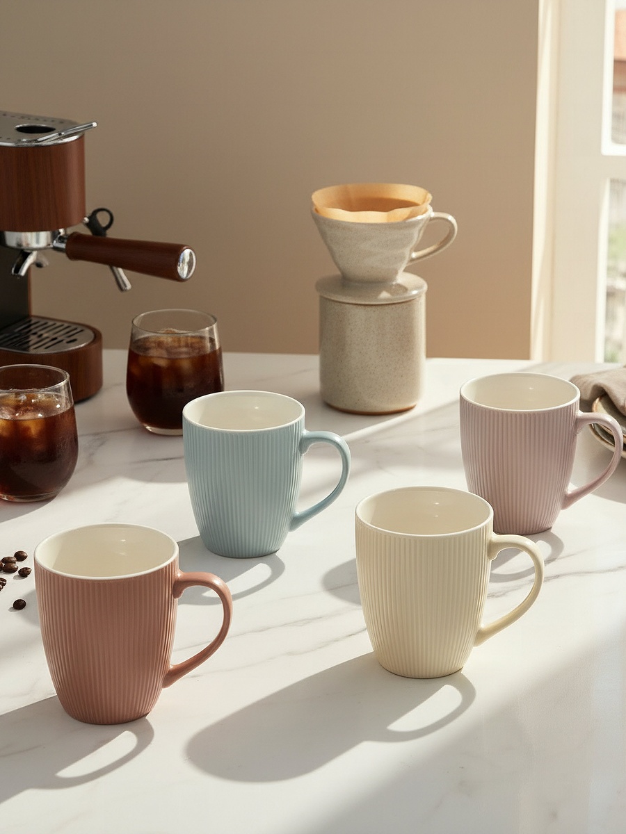 Joanna 4-Piece Coffee Mug Set - 350 ml