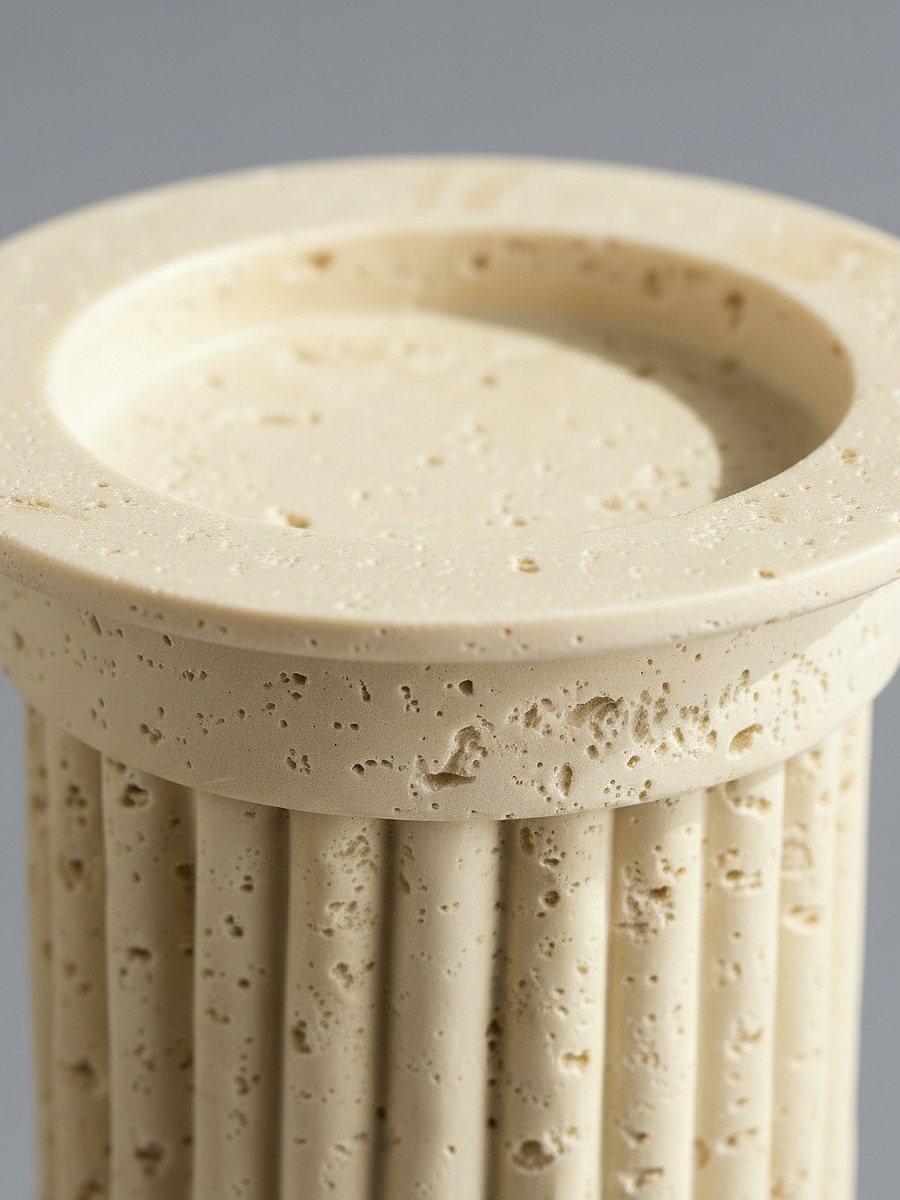 Umber Whyton Anelli Decorative Pillar Candleholder - 12x12x20 cm
