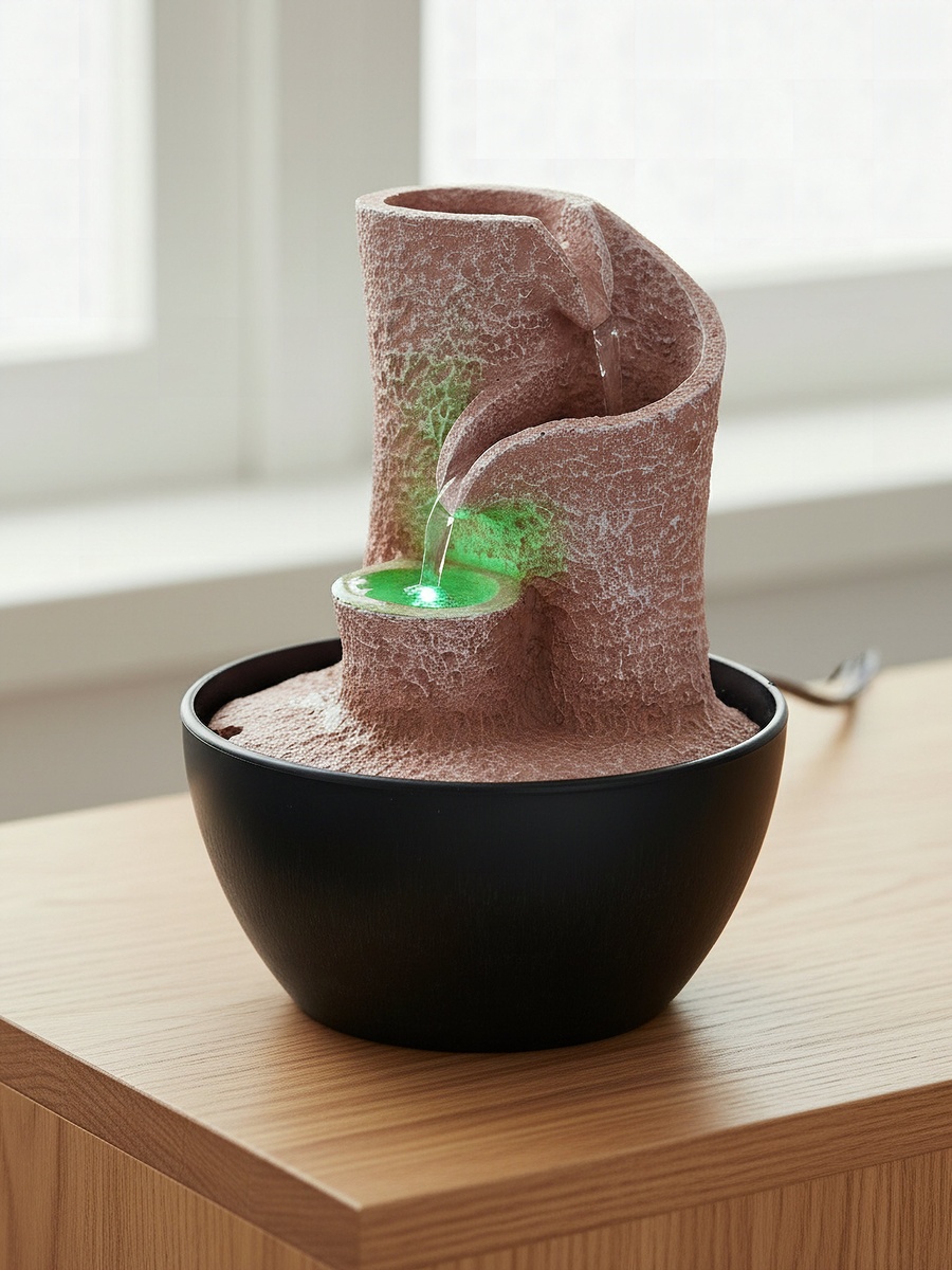 Cascadia Kyoto Mini Modern Fountain - 13x13x18 cm