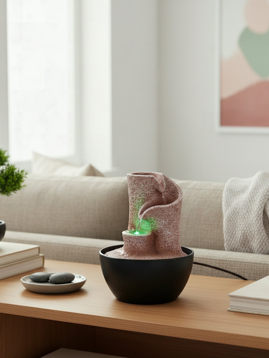 Cascadia Kyoto Mini Modern Fountain - 13x13x18 cm