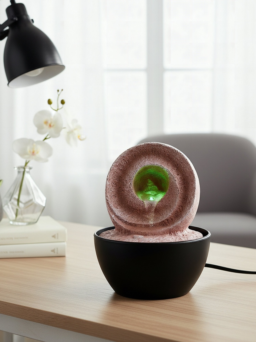 Cascadia Kyoto Modern Mini Modern Fountain - 13x13x18 cm