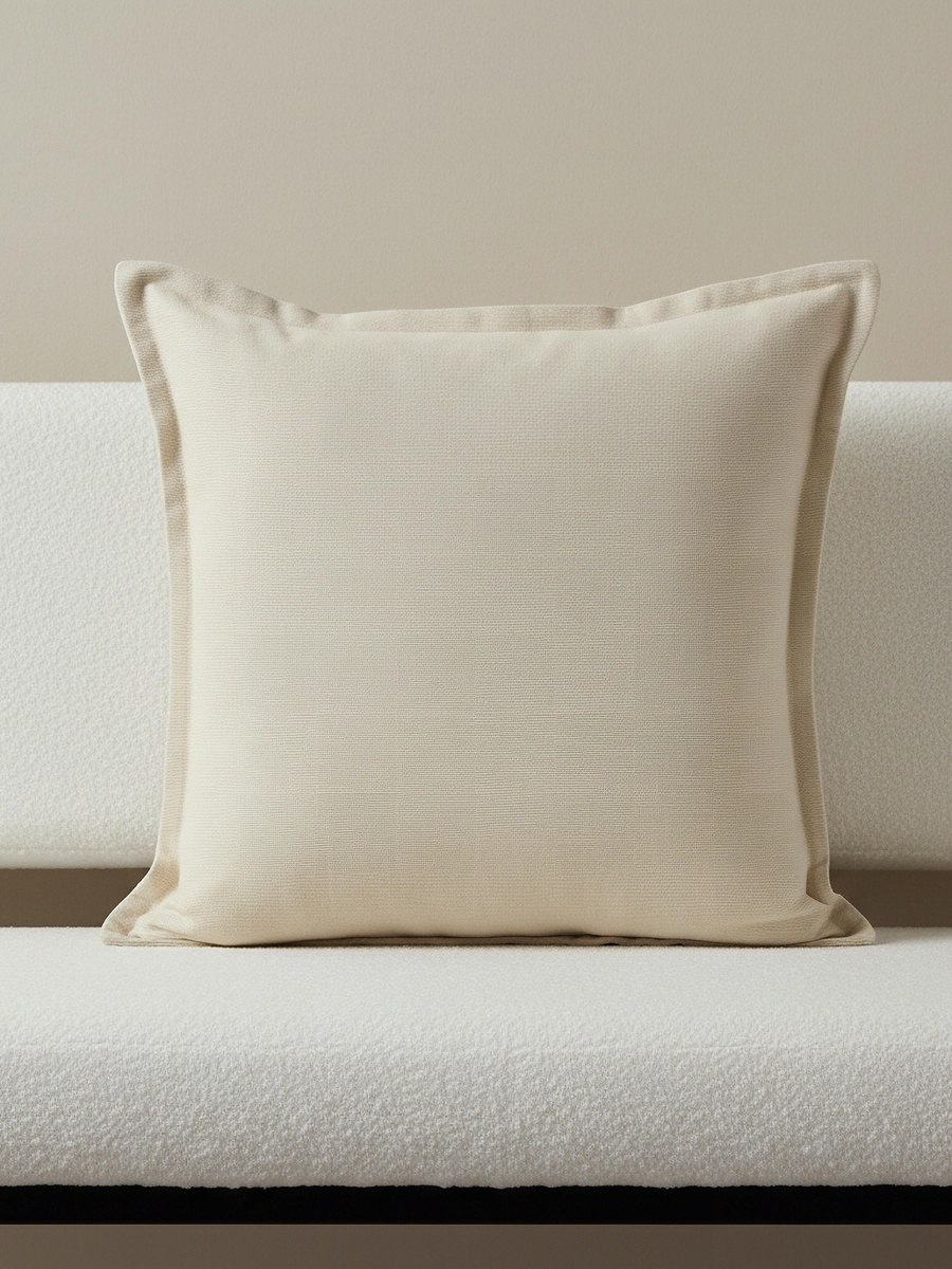 غطاء وسادة سادة مضلع إزرا - 50*50 سم