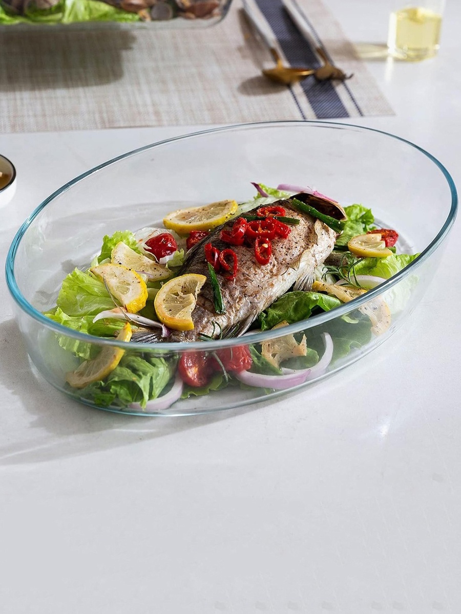 Safa Borosilicate Glass Baking Dish - Set of 3