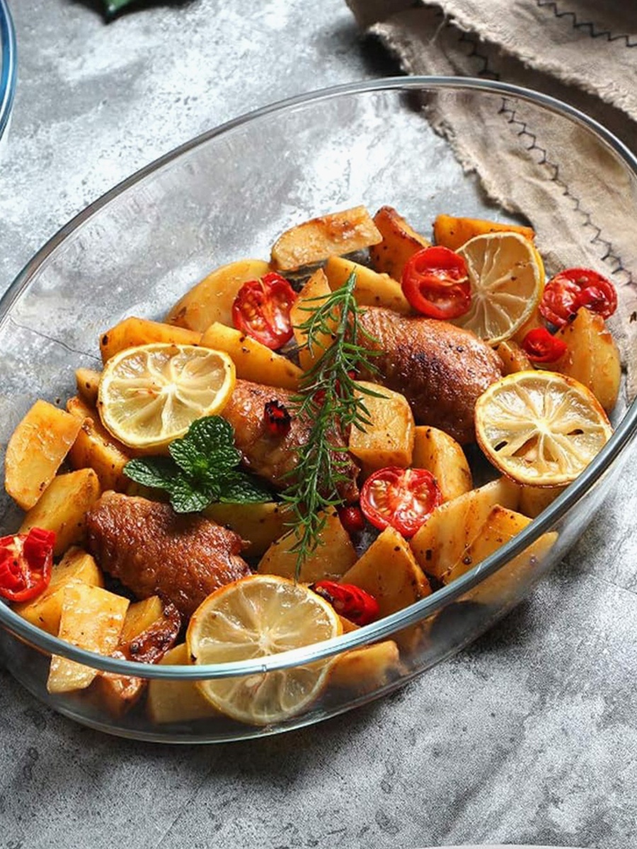 Safa Borosilicate Glass Baking Dish - Set of 3