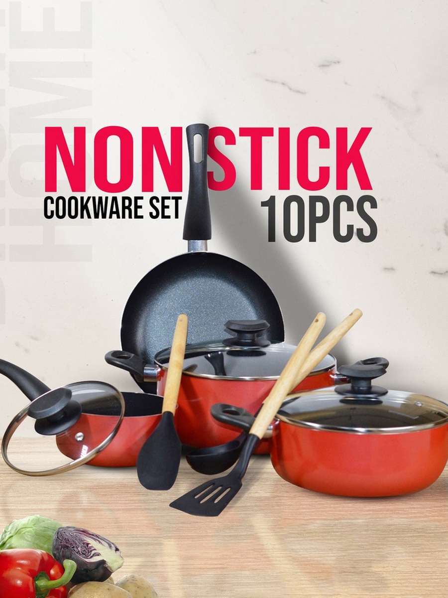 Safa 10-Piece Non-Stick Cookware Set