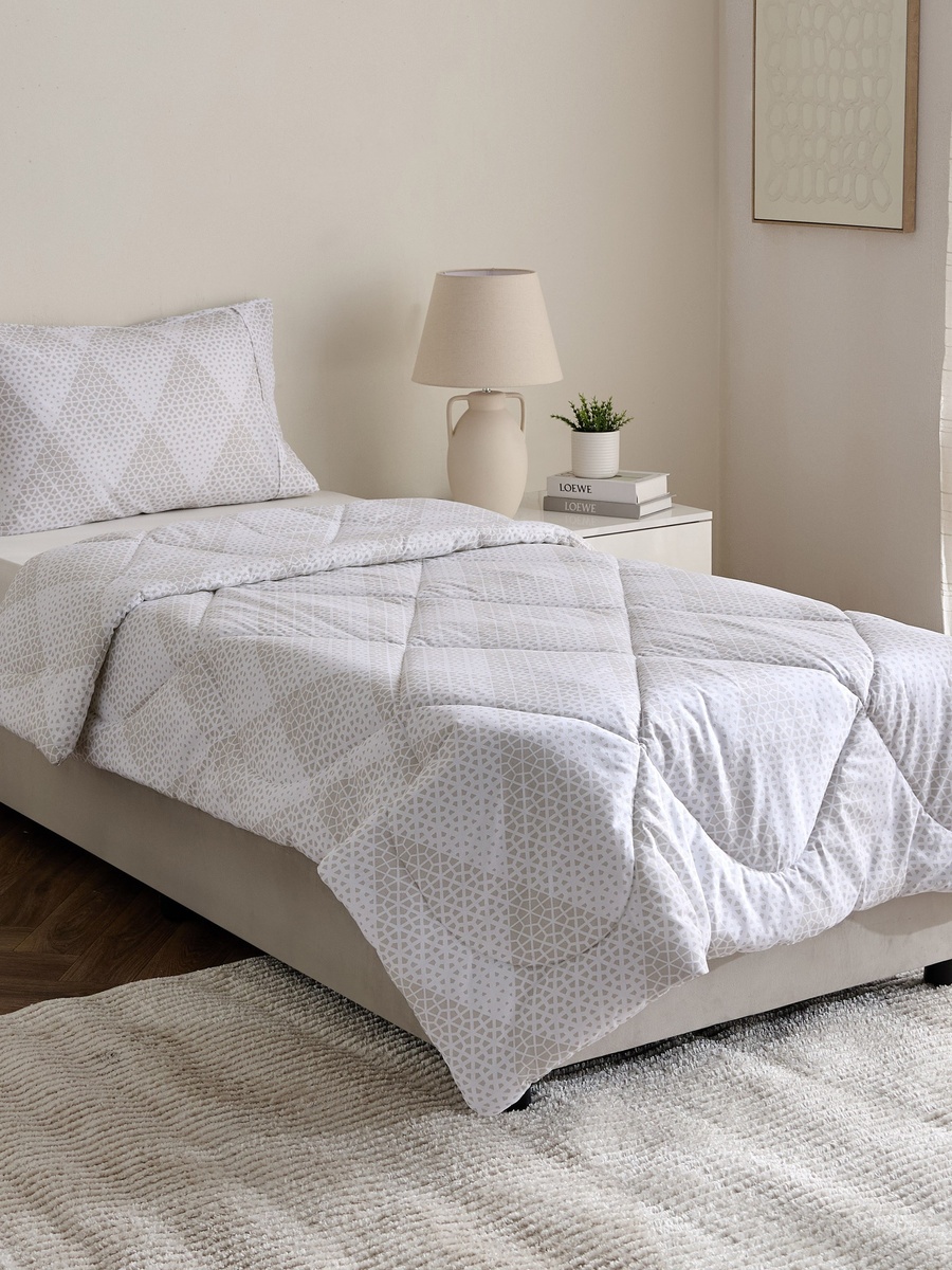 Malta Cara 2-Piece Printed Cotton Twin Comforter Set - 160x220 cm