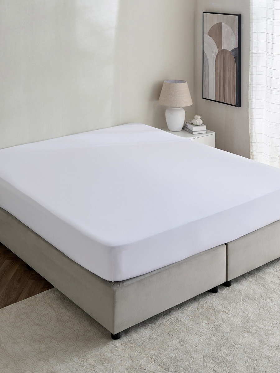 Ferum Microfiber King Fitted Sheet - 180x200+36 cm