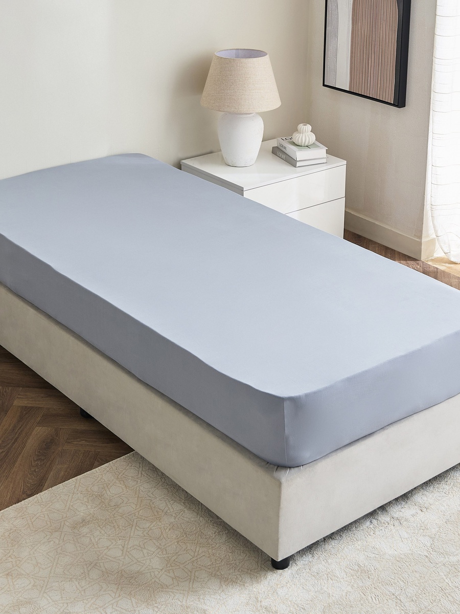 Ferum Microfiber Single Fitted Sheet - 90x200+36 cm