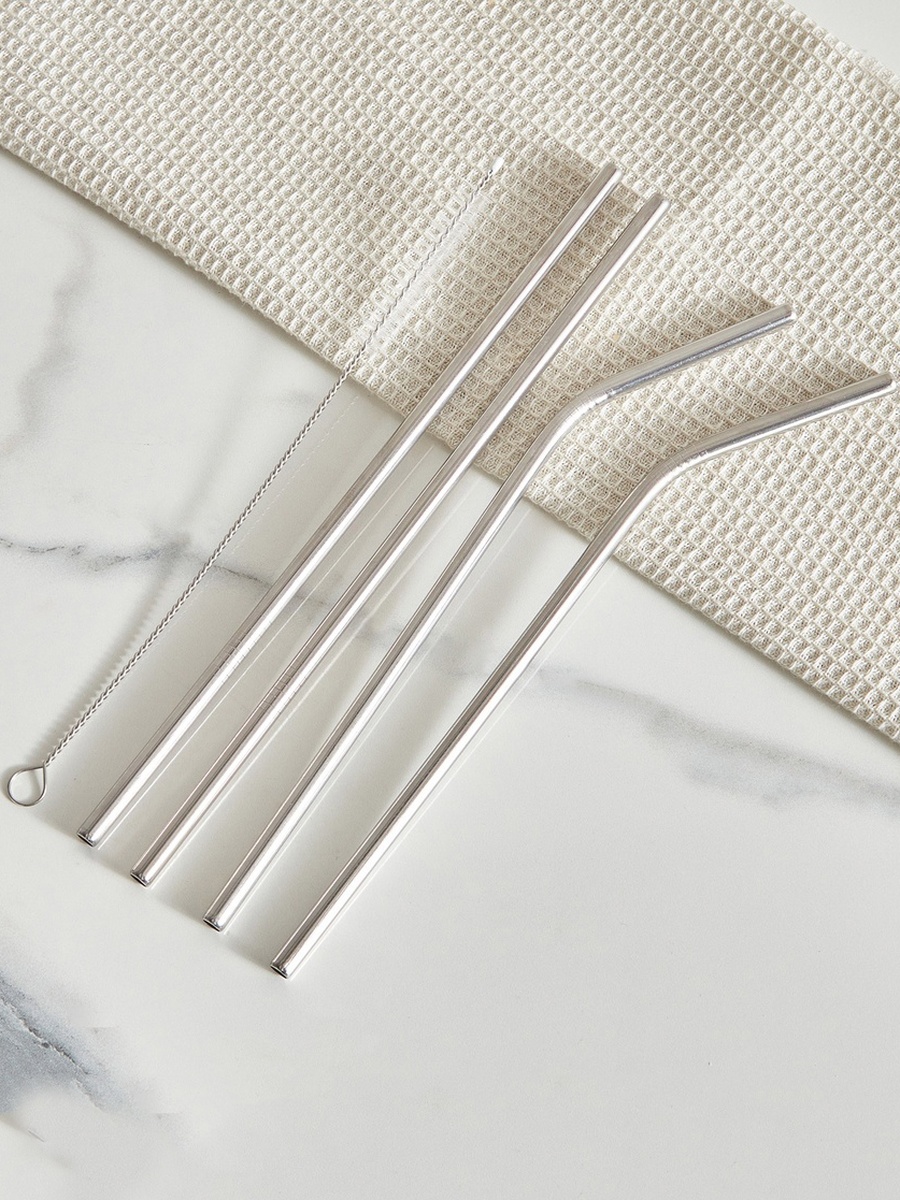 Barwell Stainless Steel Straw with Nylon Brush