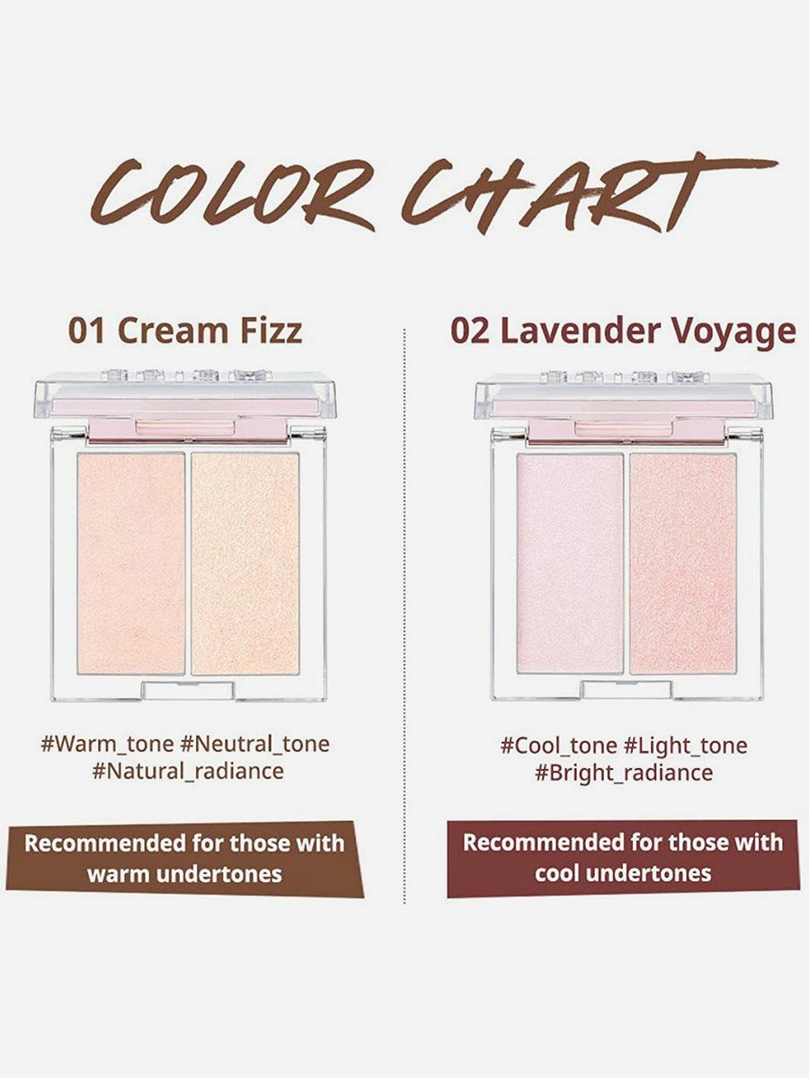 Prism Highlighter Duo 02 Lavender Voyage