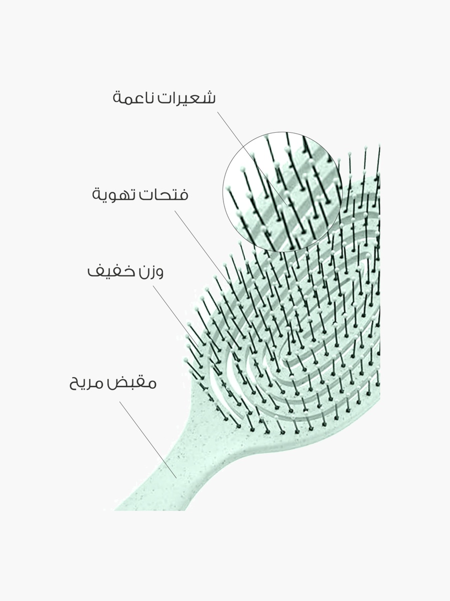 Oval Detangling Hair Brush
