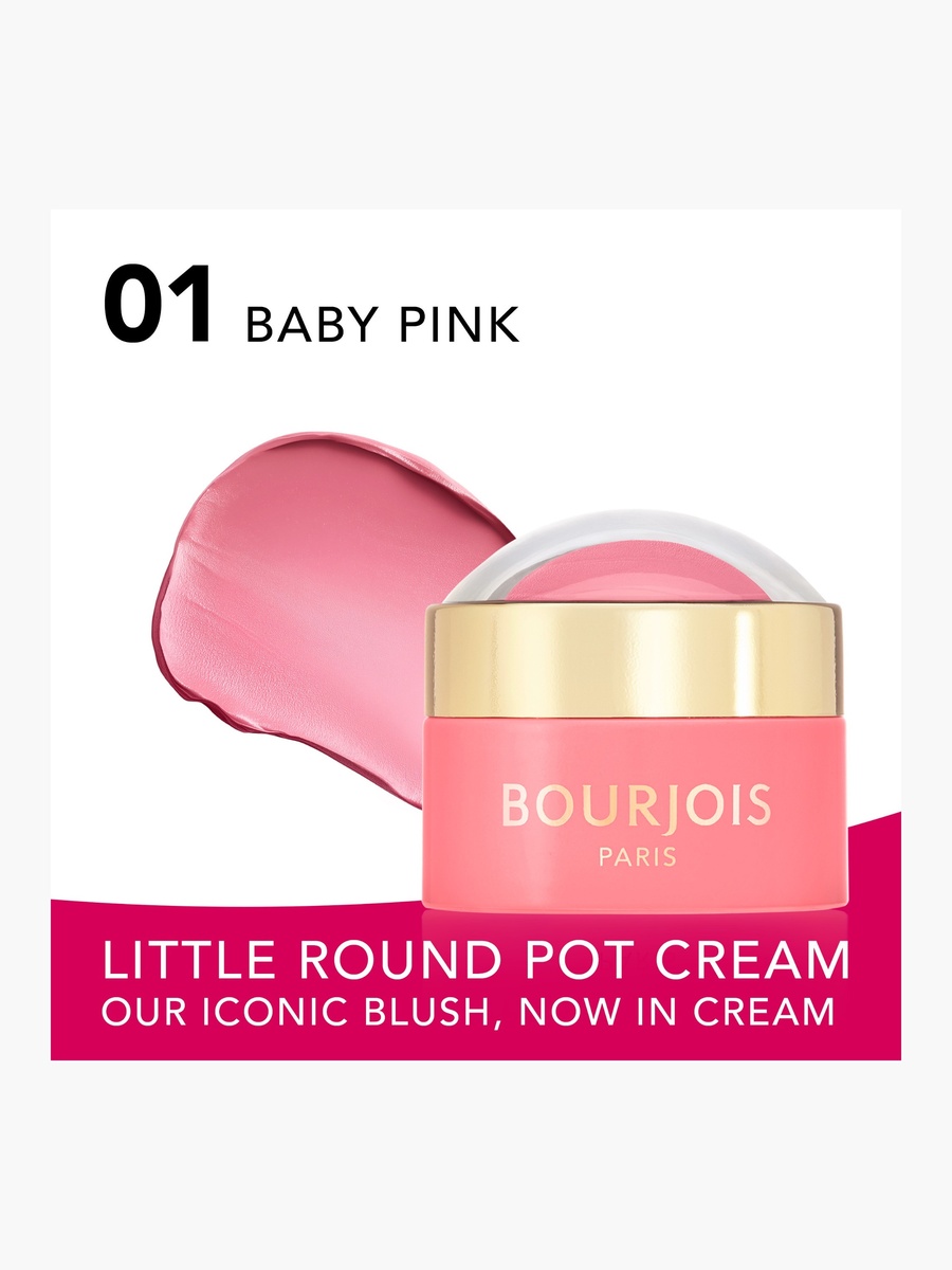 Cream Blush Little Round Pot