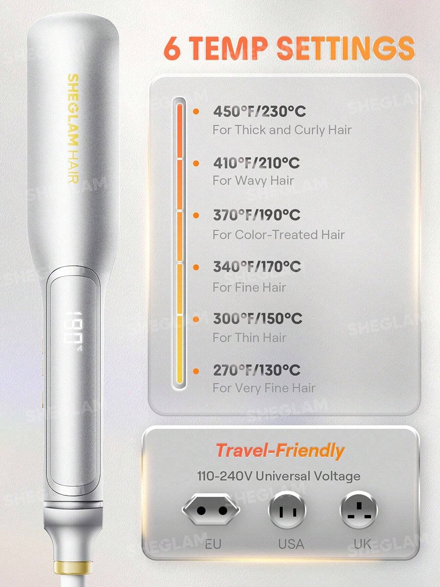 Sleek Chic Wide Glide Straightener