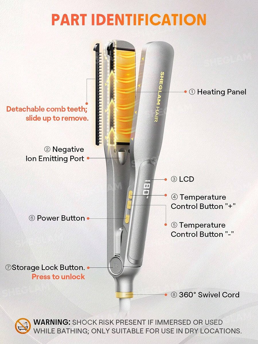 Sleek Chic Wide Glide Straightener