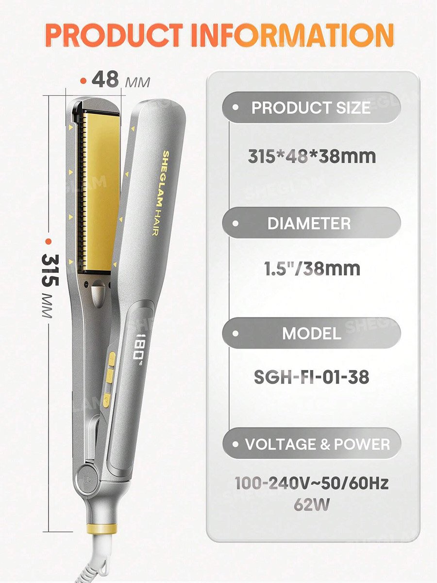 Sleek Chic Wide Glide Straightener
