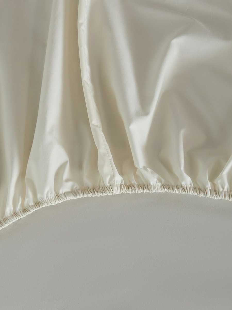 Purely Percale Single Fitted Sheet - 90x200+36 cm
