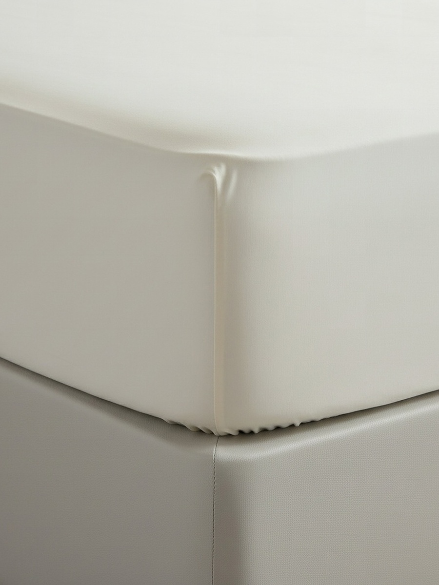 Purely Percale Single Fitted Sheet - 90x200+36 cm