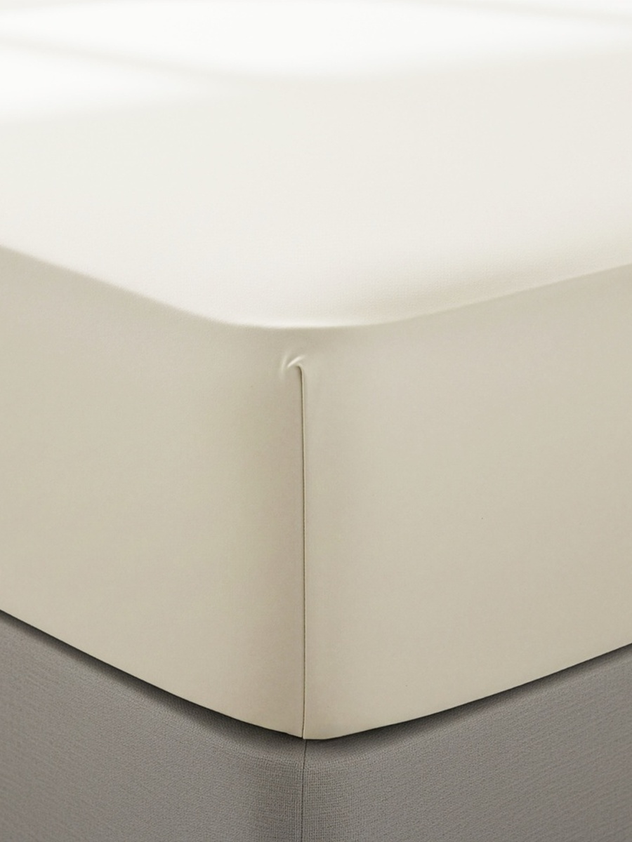 Purely Percale Queen Fitted Sheet - 150x200+40 cm