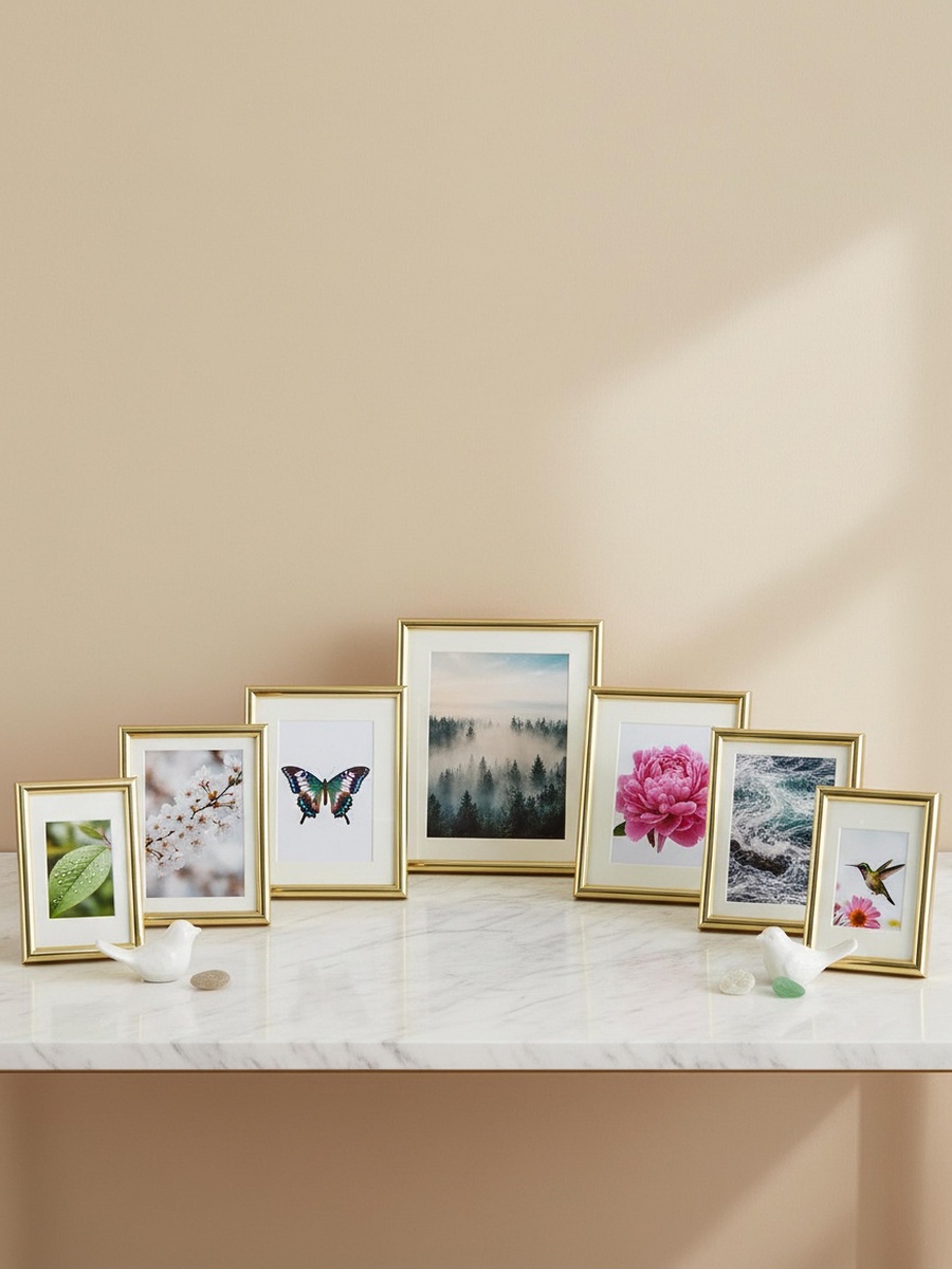 Waterford Ember 7-Piece Photo Frame Set