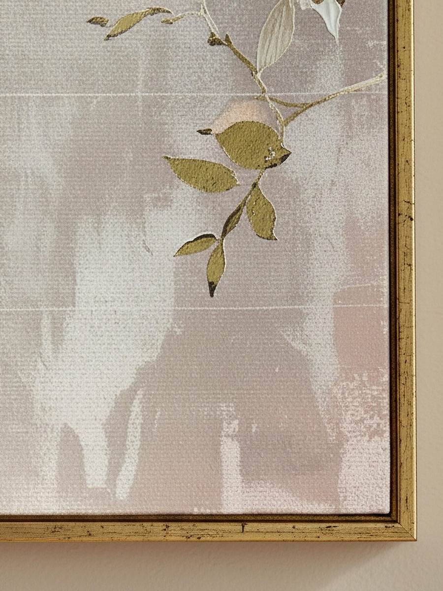 Cyprus Elara Leaves with Gold Foil - 60x90x2.8 cm