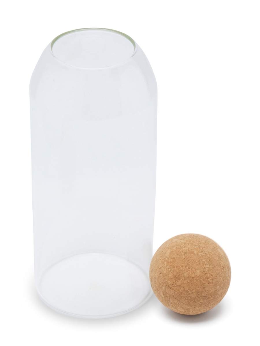 Large Borosilicate Glass Jar, 1Pc