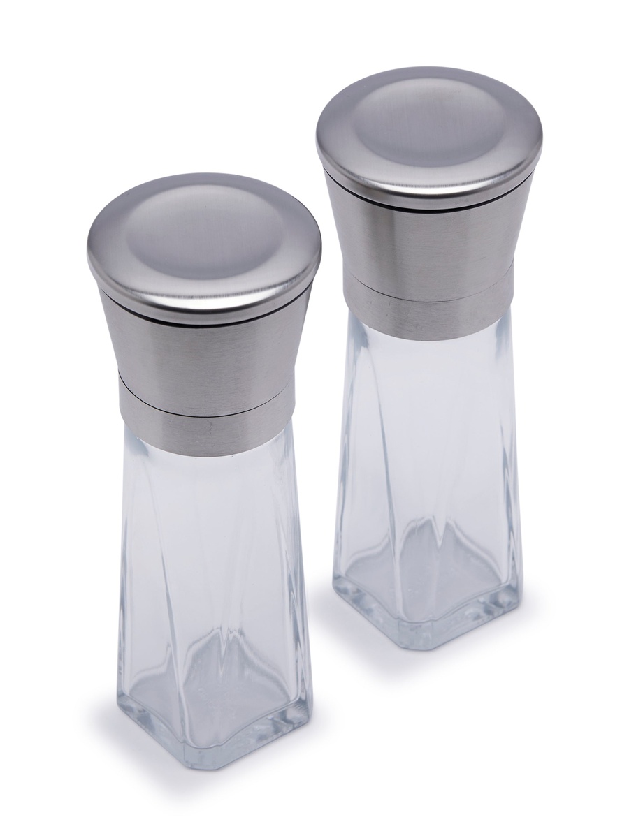 Set of 2 - Belmont Soda Lime Glass Grinder Jar, 130 Ml