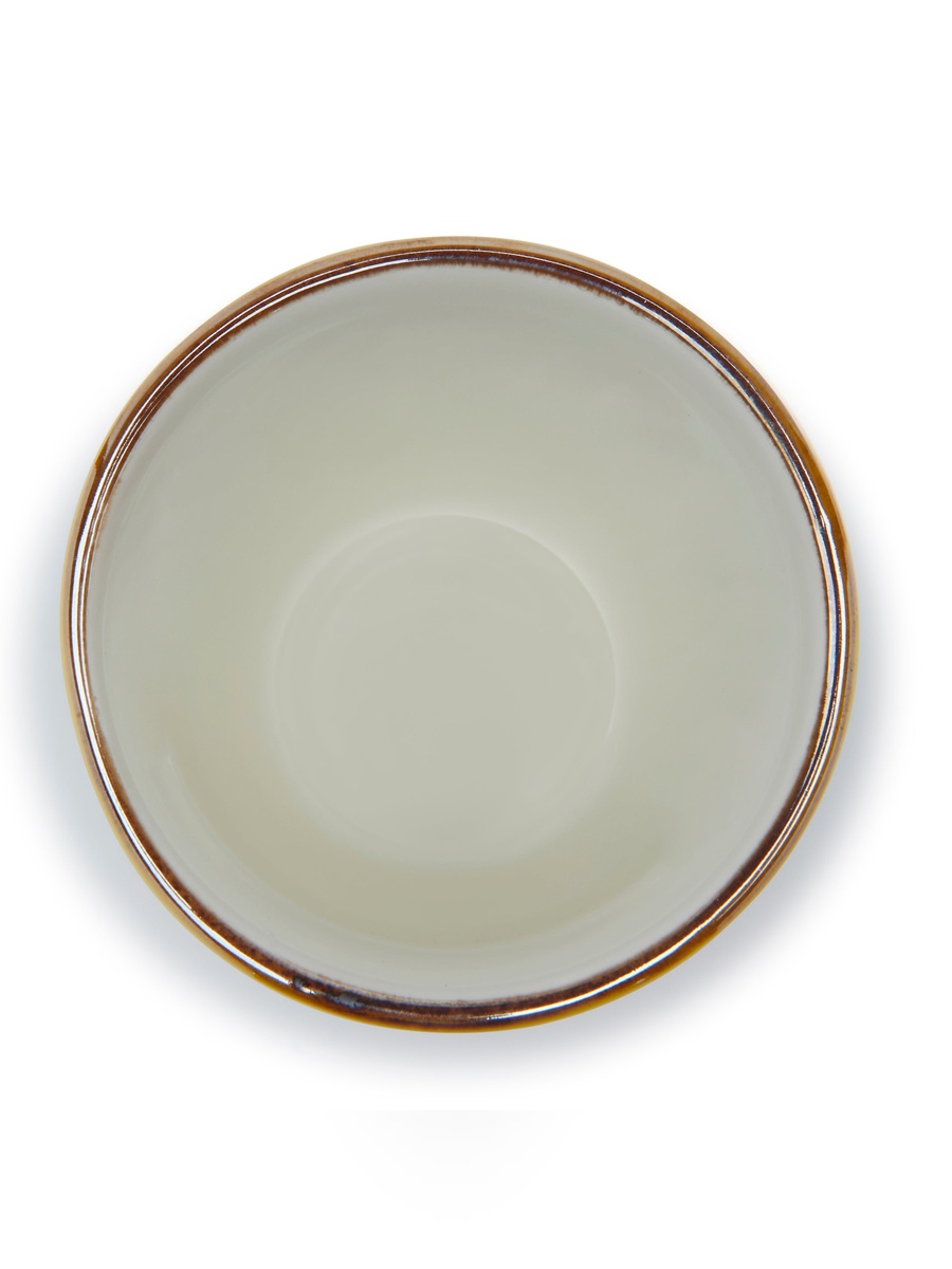 Lg Glaze Ceramic Cup, 8.5 cm Yellow