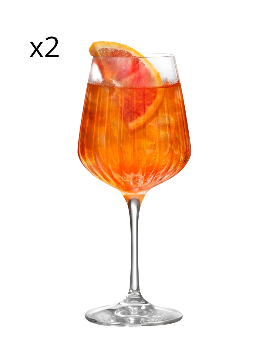 Set of 2 -  Spritz Glasses, Ml490 Transparent