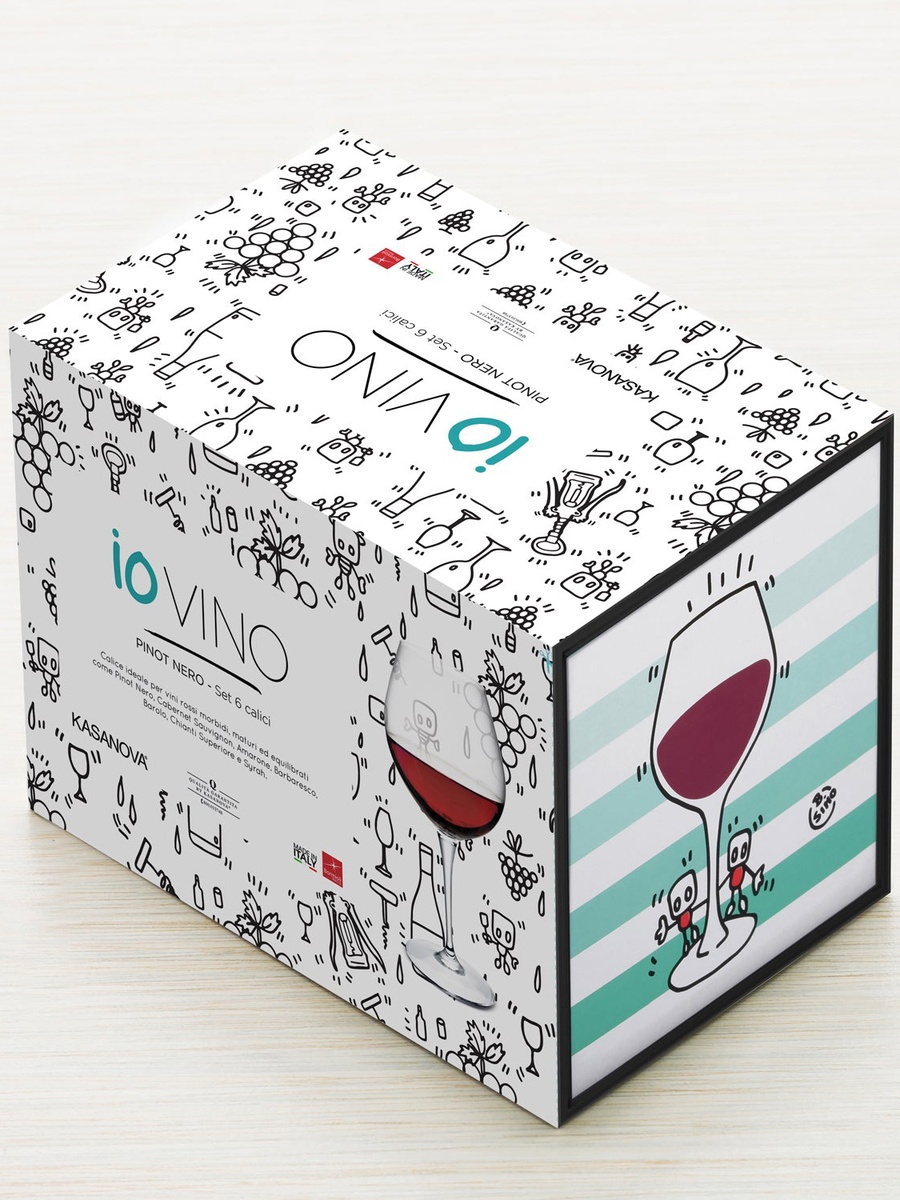Set of 6 -  Pinot Noir Glasses Vino 67 Cl 2022 Transparent