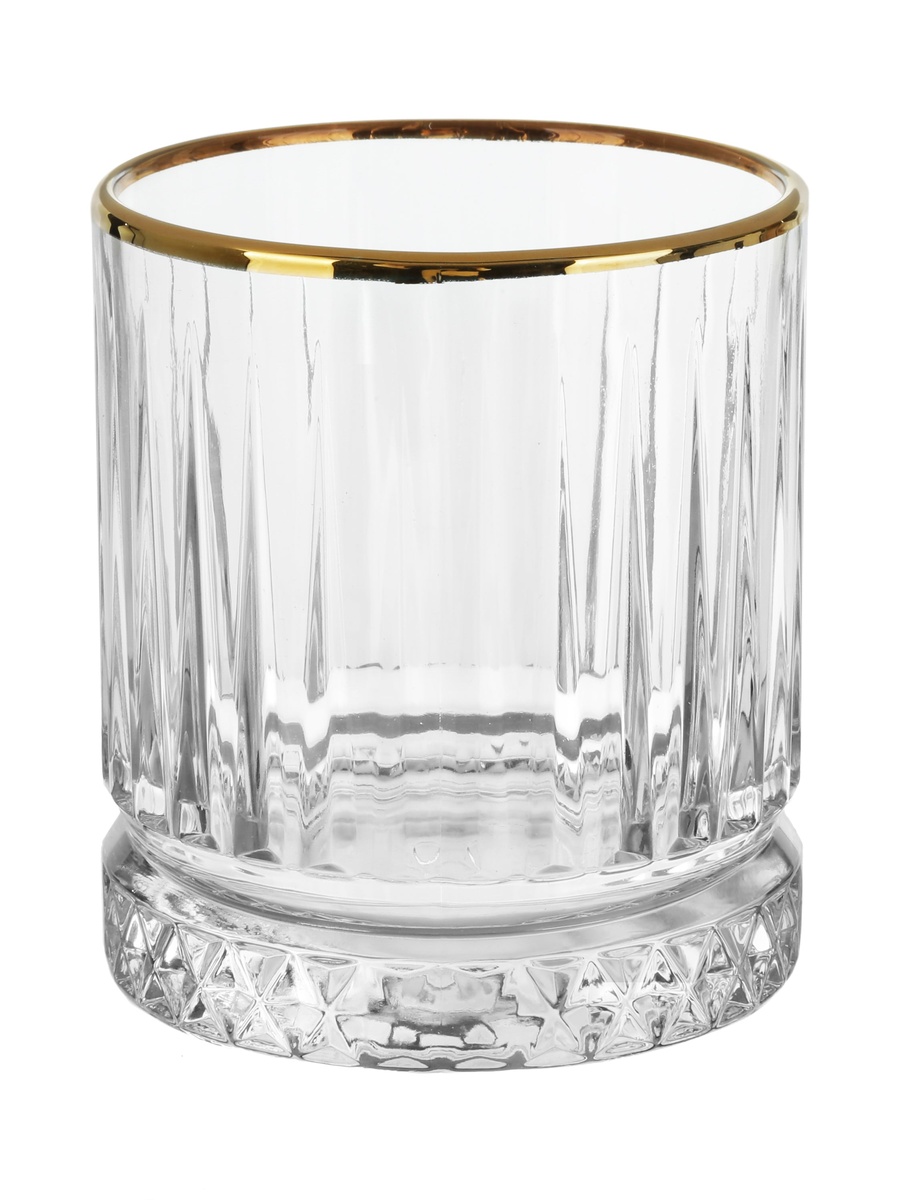 Set of 4 -  Elysia Golden Touch Cocktail Tumblers 355 Ml