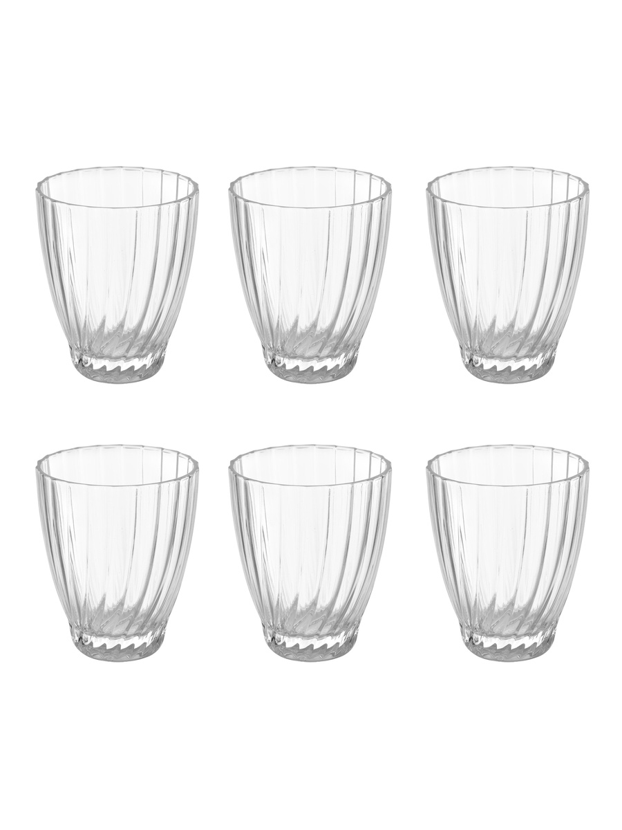 Set of 6 -  Water Tumblers Bouquet 300 Ml