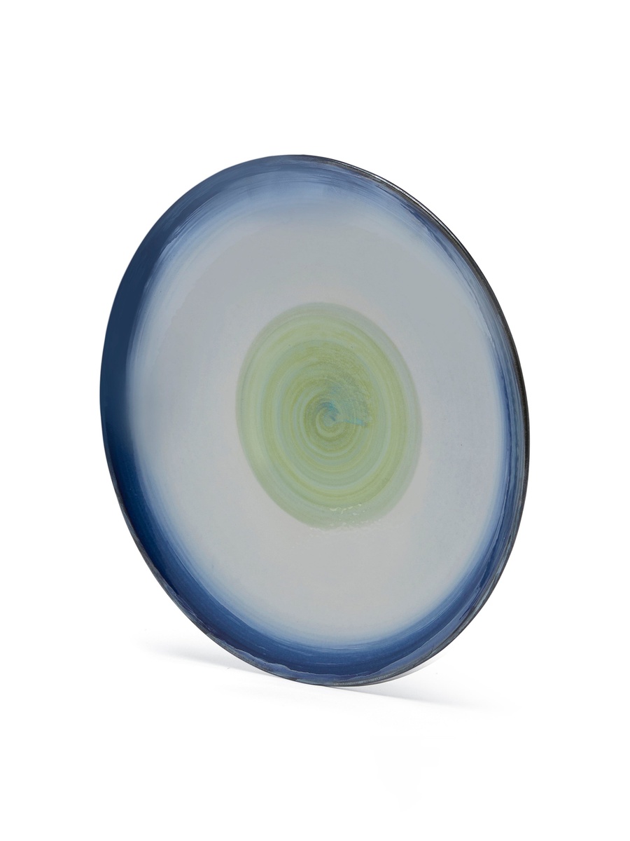 Lg Glaze Ceramic Side Plate, 20 cm, Blue