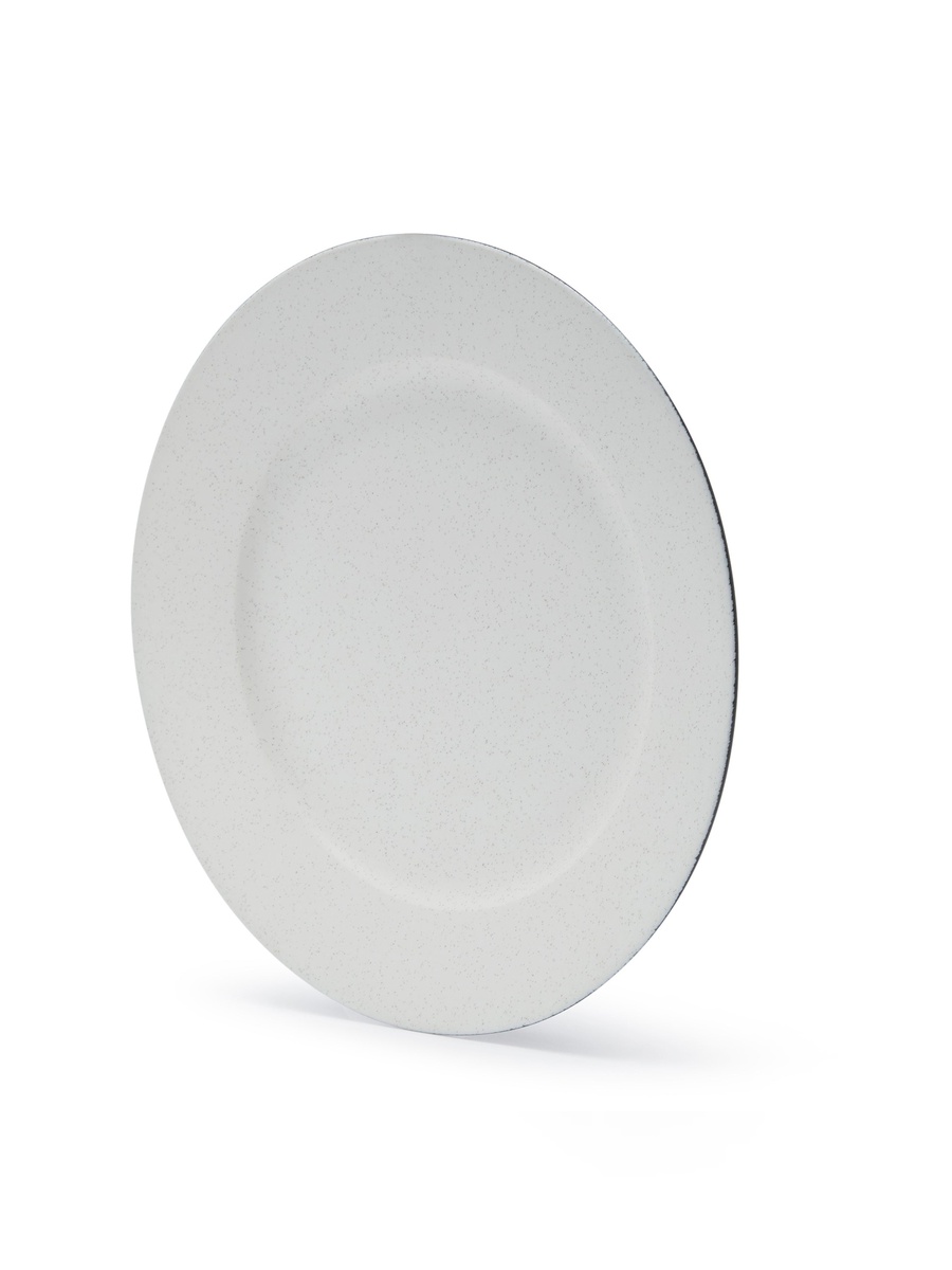 Lg Pixel Ceramic Plate, 28.3 cm, Black