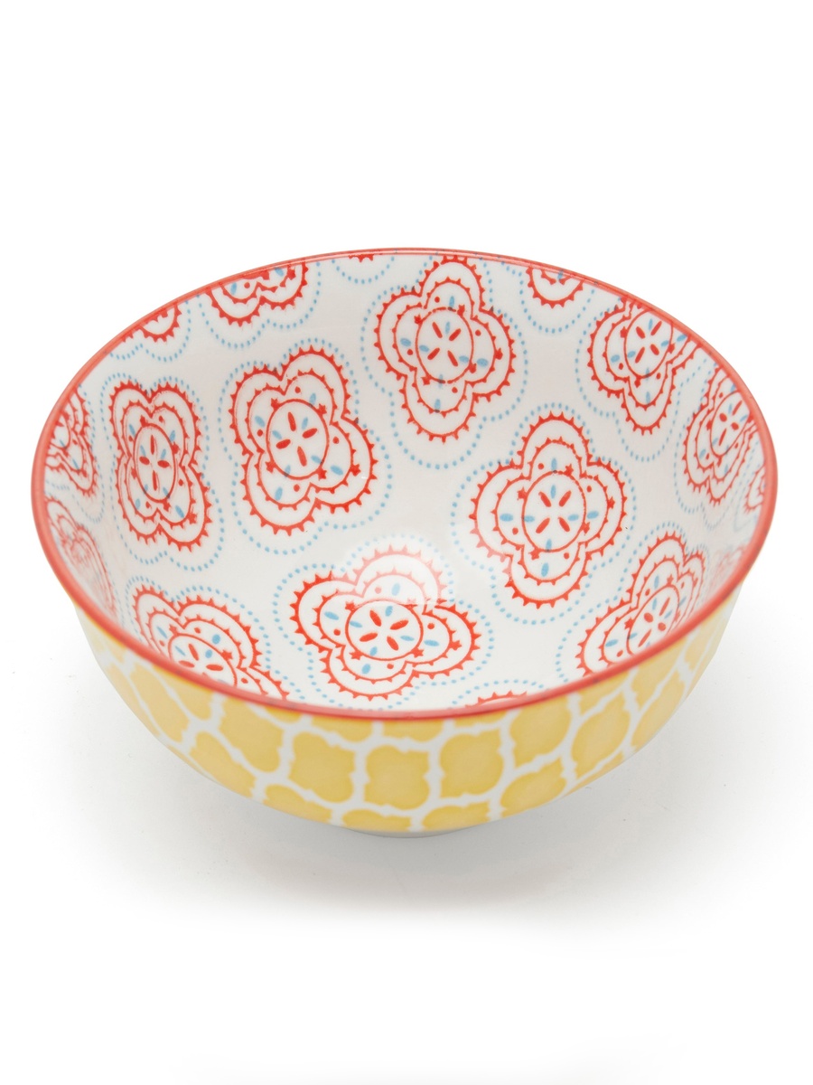 Floral Mm Arab Jaali Ceramic Bowl, 12x5.5 cm Small