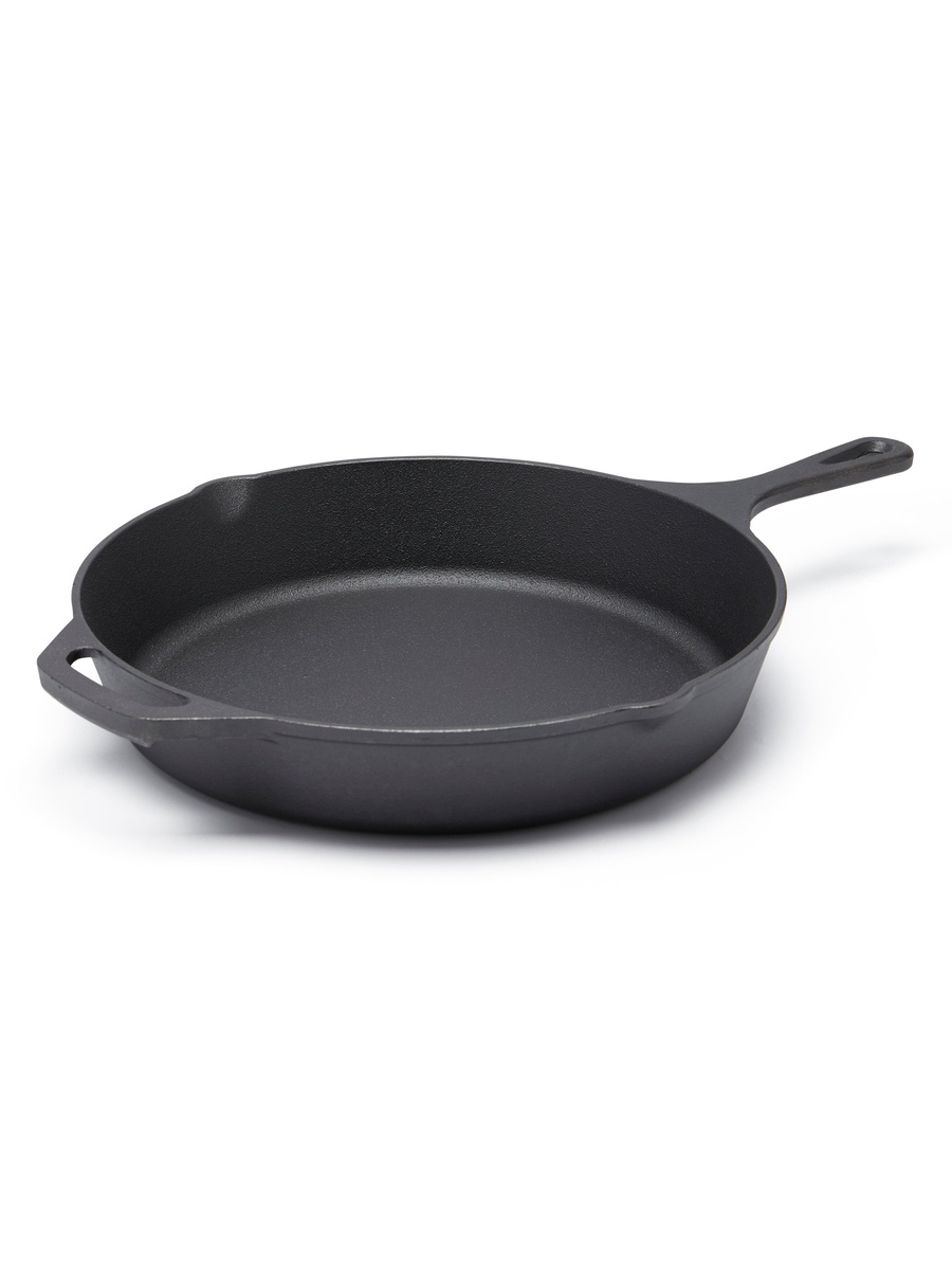 Cast Iron Fry Pan, 30Cm Black