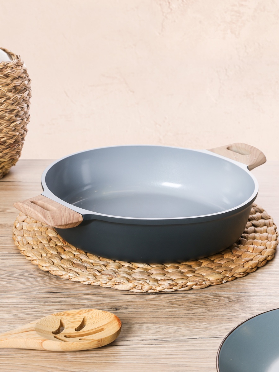 Ecopetra Ceramic Saute Pan, 28 Cm Dark Blue